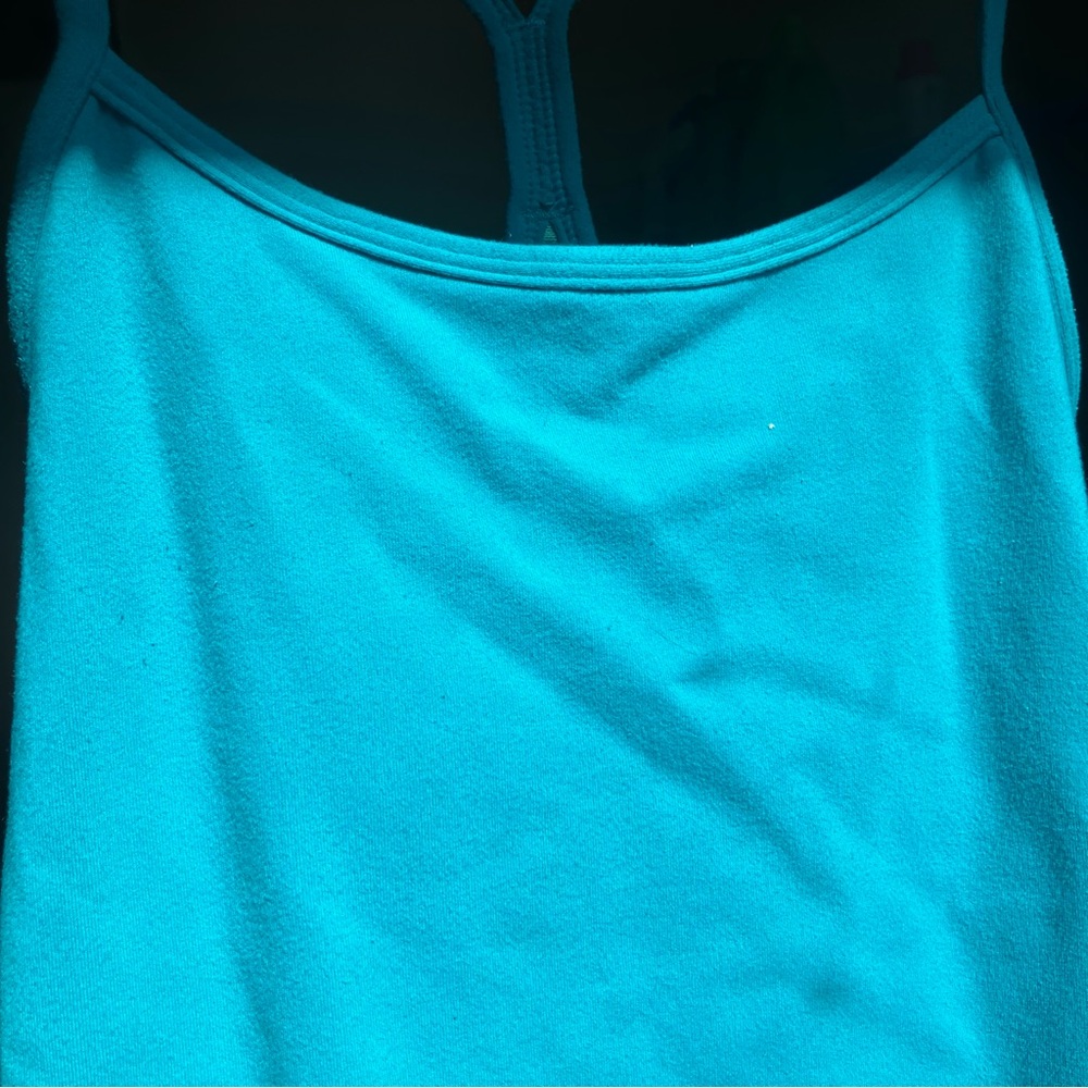 Lululemon Blue Y Tank Top Size 10 - Picture 3 of 10